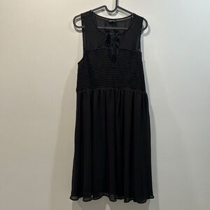 Torrid Black Sleeveless Smock Top Dress